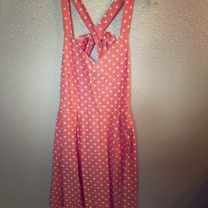 Polka Dots and Bow Back Dress